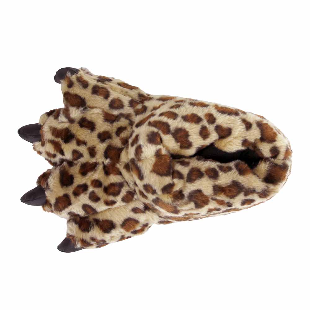 Leopard Claw Animal Slippers JulesRoche Plush Non-Slip Comfort