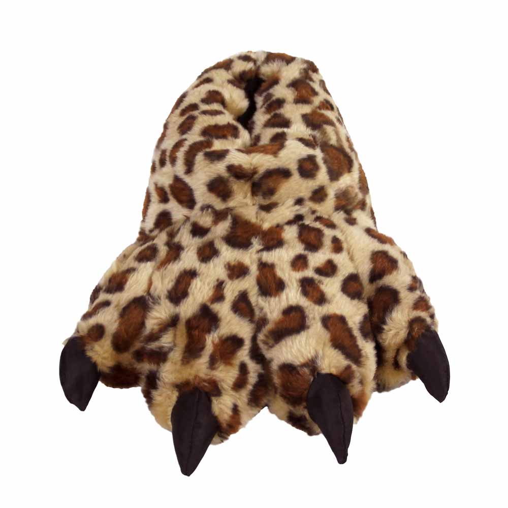 Leopard Claw Animal Slippers JulesRoche Plush Non-Slip Comfort