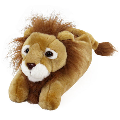 Animal Slippers JulesRoche Lions Plush Full-Foot Design