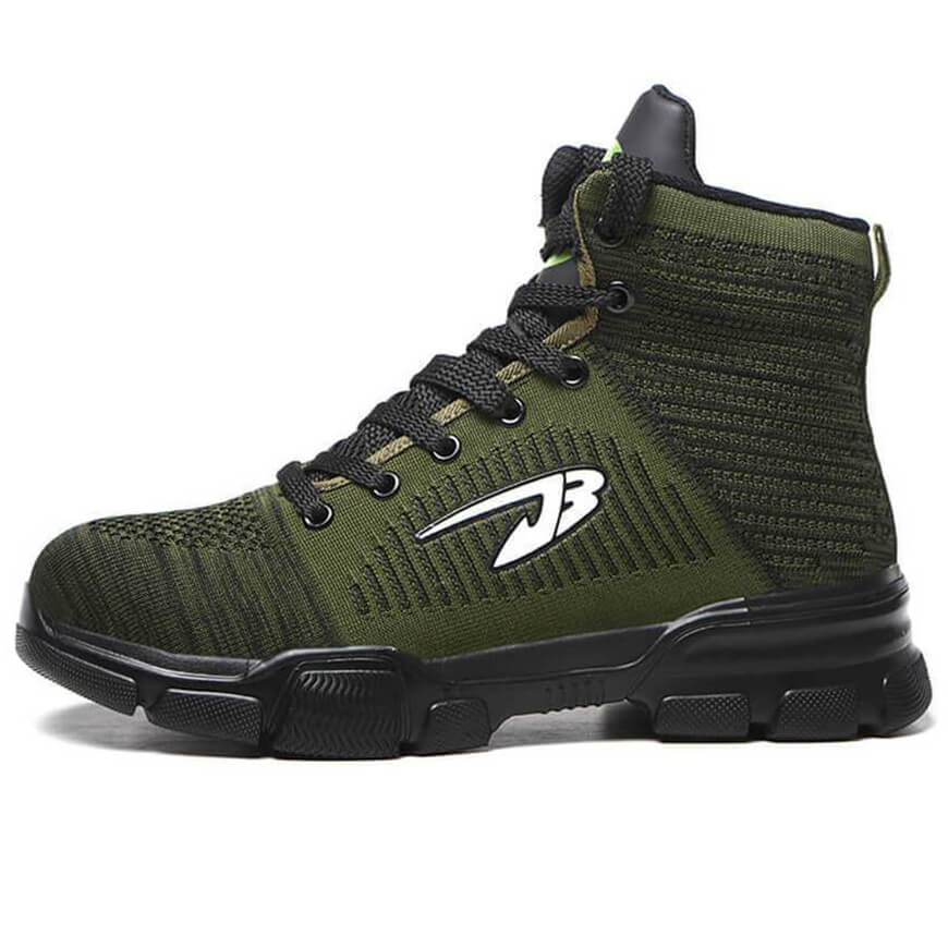 High-Top Safety Boots JulesRoche Lightweight Steel Toe Design