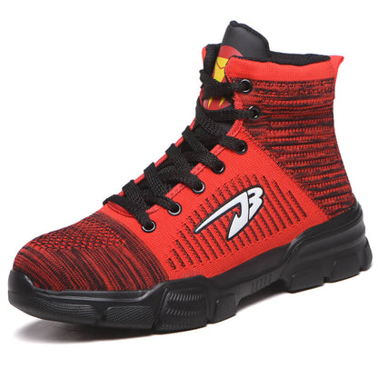 High-Top Safety Boots JulesRoche Lightweight Steel Toe Design