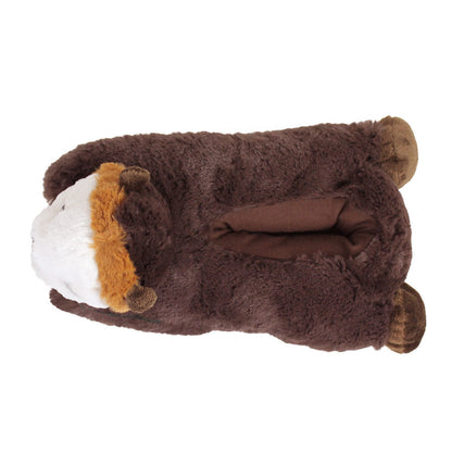 Animal Slippers JulesRoche Plush Full-Foot Design Women's Size 7