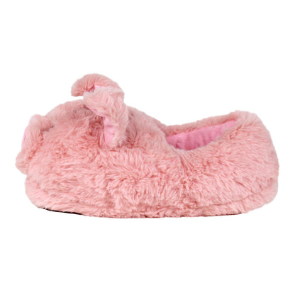 Warm Pink Piggy Slippers JulesRoche Non-Slip Plush