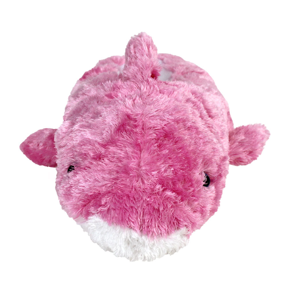 Novelty Animal Slippers JulesRoche Eye-Catching Pink Dolphin