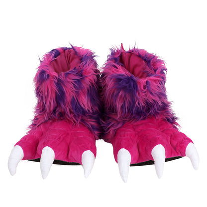 Kids Slippers JulesRoche Plush Non-Slip Monster Claw