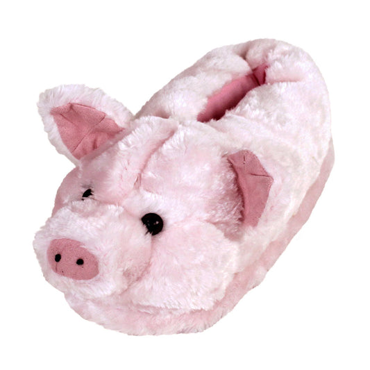 Pig Design Animal Slippers JulesRoche Cozy Plush Non-Slip