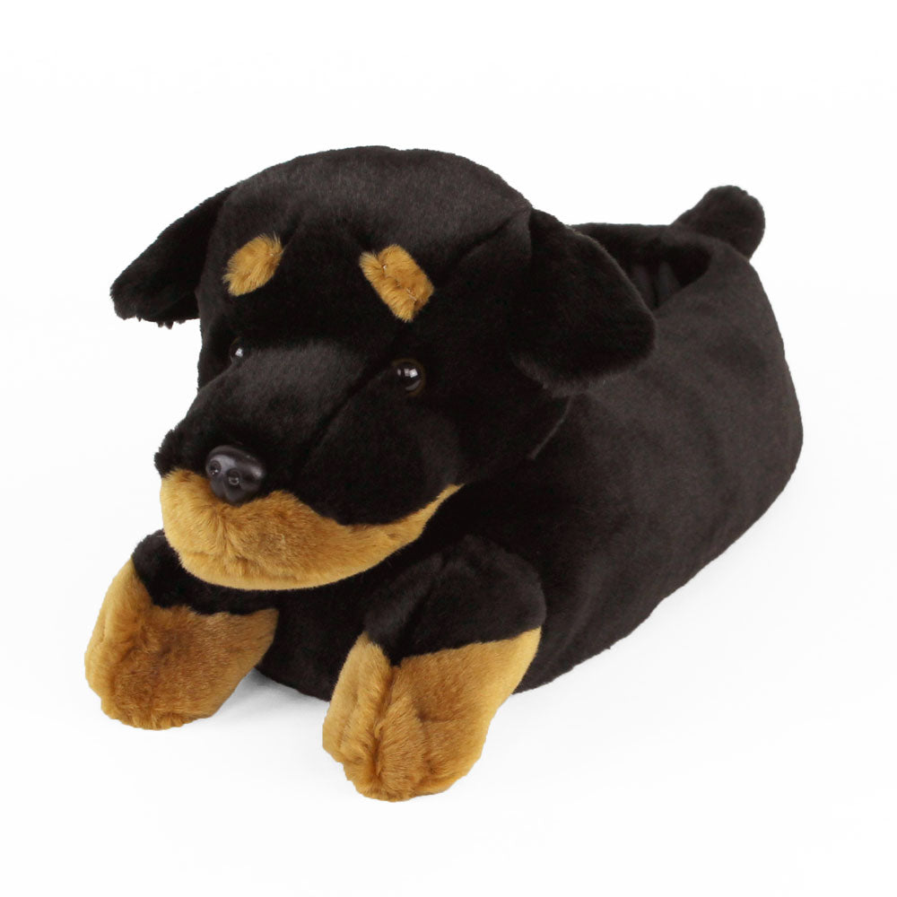 Dog Slippers JulesRoche Plush Rotty Pup Design