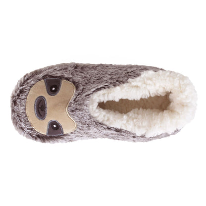 Sloth Slippers JulesRoche Soft Faux Fur Non-Slip Grips