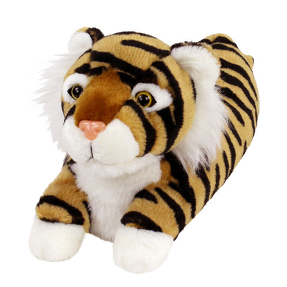 Animal Novelty Slippers JulesRoche Tiger Striped Cozy Pair