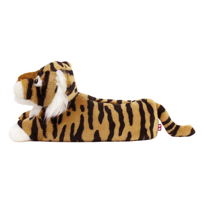 Animal Novelty Slippers JulesRoche Tiger Striped Cozy Pair