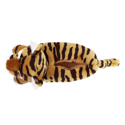 Animal Novelty Slippers JulesRoche Tiger Striped Cozy Pair