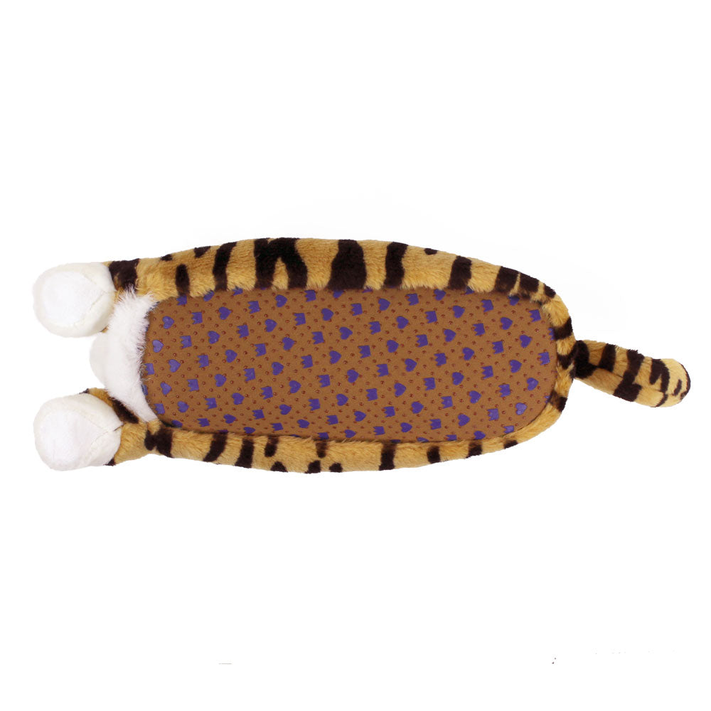 Animal Novelty Slippers JulesRoche Tiger Striped Cozy Pair