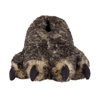 Timber Wolf Animal Slippers JulesRoche Realistic Fur Comfort