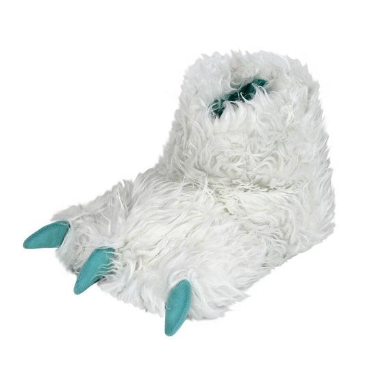 Novelty Slippers JulesRoche Yeti Claw Soft Plush Design