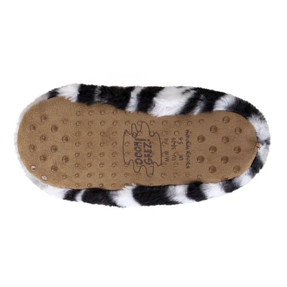 Animal Slippers JulesRoche Cozy Zebra Design Non Slip